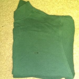 Green turtle neck